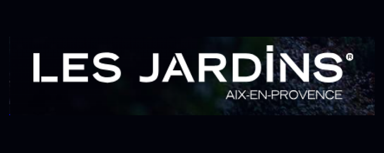 Logotype Les Jardins - Aix-en-Provence [Client ACH Expert Comptable]